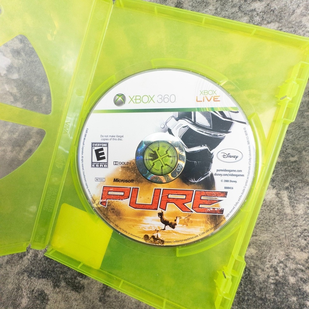 Pure Xbox 360 Disney Interactive Off Road ATV Quad Racing Game Trick System